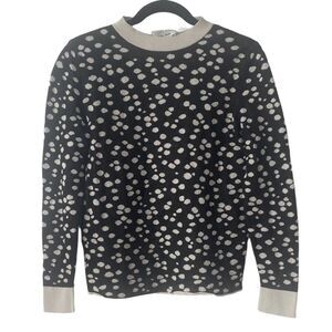 Stockholm Atelier & Other Stories Dot Spot‎ Crewneck Sweater Womens Size Small
